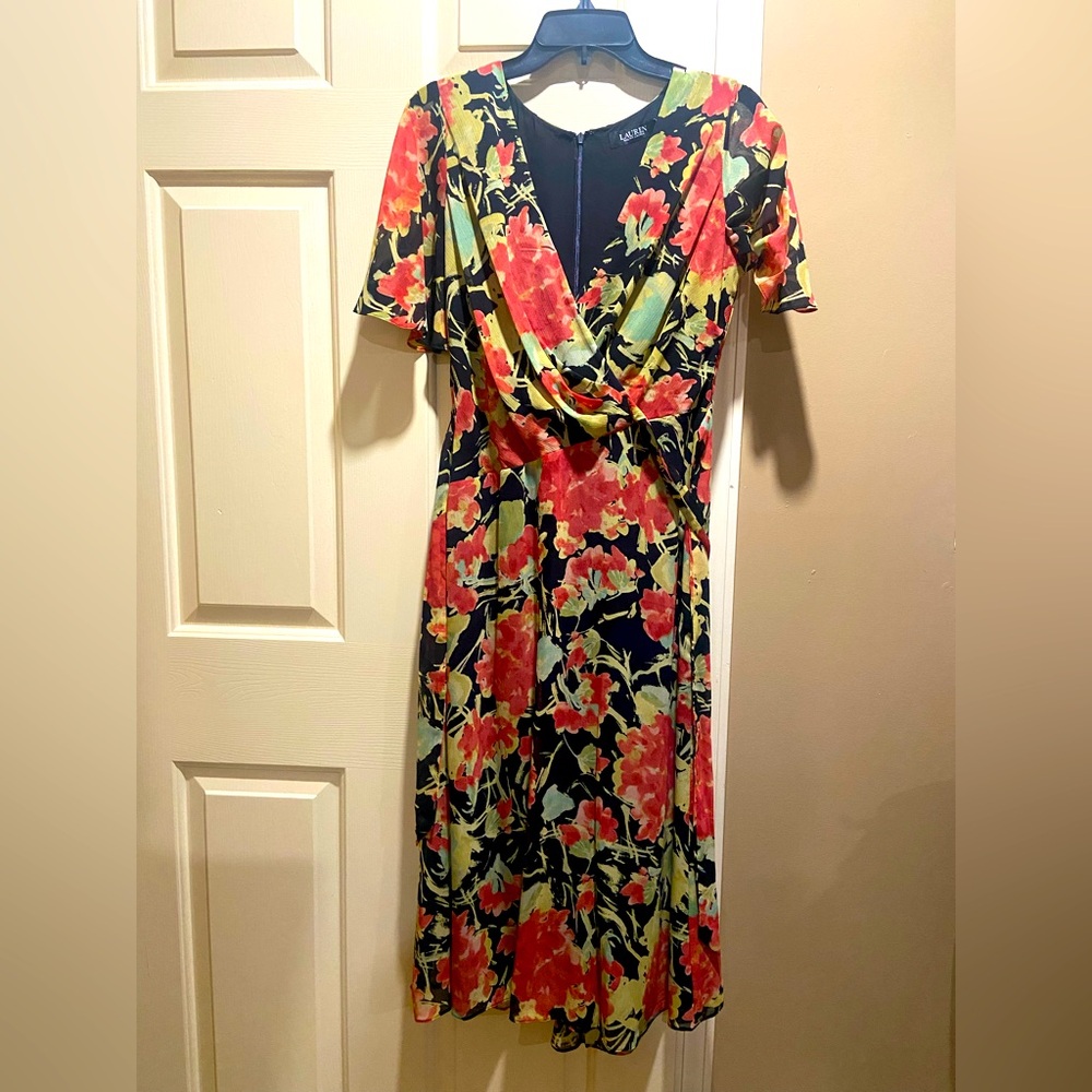 Floral Wrap Dress